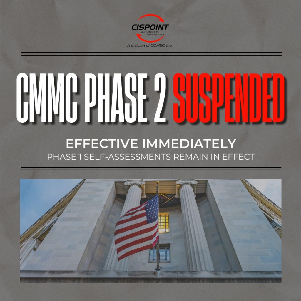 CMMC Phase 2 Suspended: What the Department of War's 60-Day Review Means for Defense Contractors